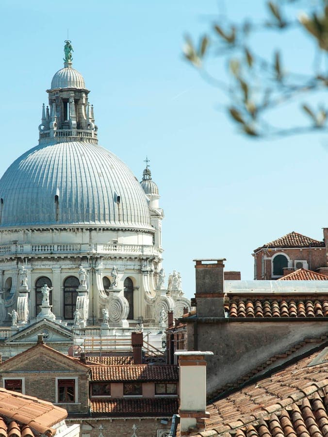 La Salute basilica from rooftop